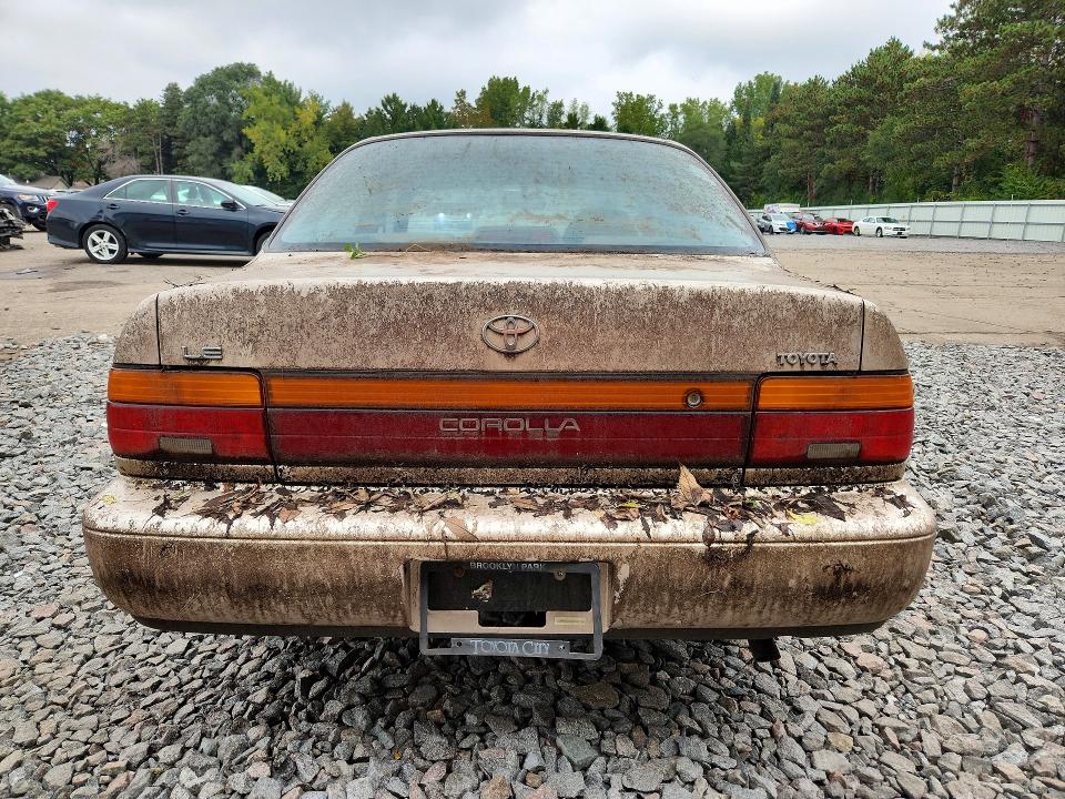 1994 Toyota Corolla მანქანა იყიდება აუქციონზე, vin: 1NXAE00B3RZ222248, აუქციონის ნომერი: 70382876