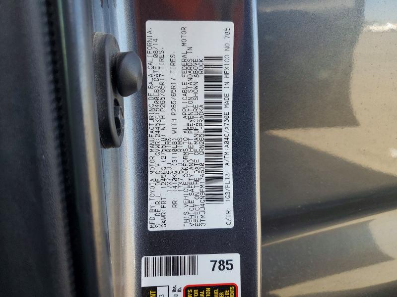 Aukcja sprzedaży 2015 Toyota Tacoma, vin: 3TMJU4GN9FM174530, numer aukcji: 68034366