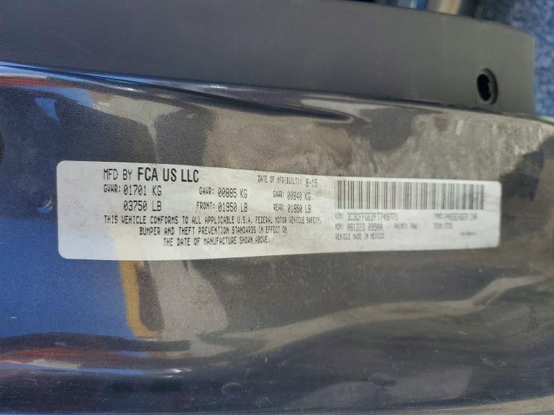 Продаж на аукціоні авто 2015 Fiat 500, vin: 3C3CFFGE2FT749771, номер лоту: 69435896