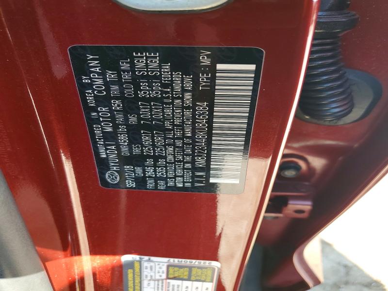 Продаж на аукціоні авто 2019 Hyundai Tucson, vin: KM8J23A48KU846384, номер лоту: 69027316