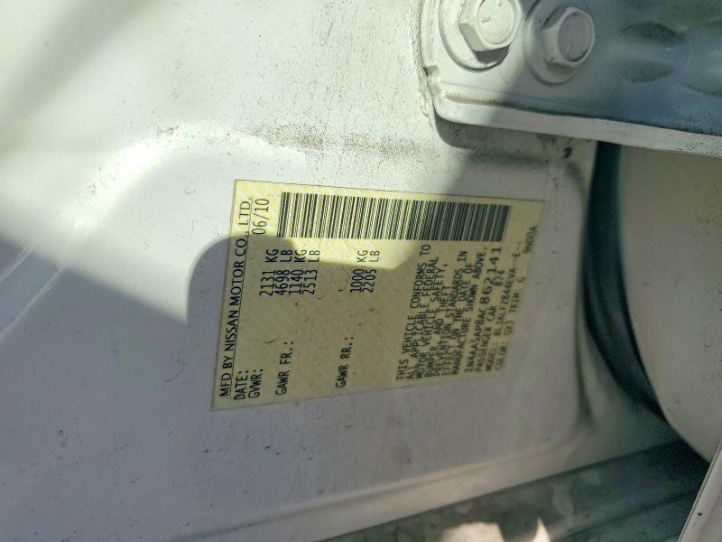 Aukcja sprzedaży 2010 Nissan Maxima, vin: 1N4AA5AP8AC862141, numer aukcji: 70668116