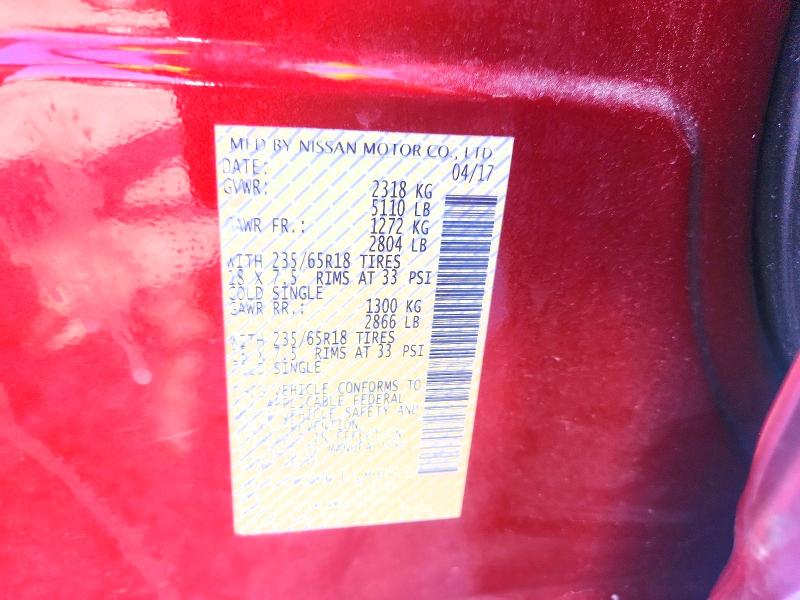 Продажа на аукционе авто 2017 Nissan Murano, vin: 5N1AZ2MG8HN158853, номер лота: 69047086