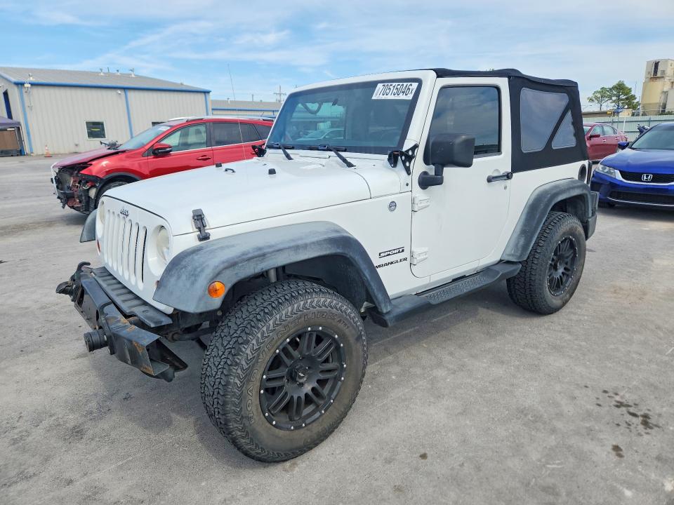 2012 Jeep Wrangler მანქანა იყიდება აუქციონზე, vin: 1C4GJWAG9CL162500, აუქციონის ნომერი: 70515046