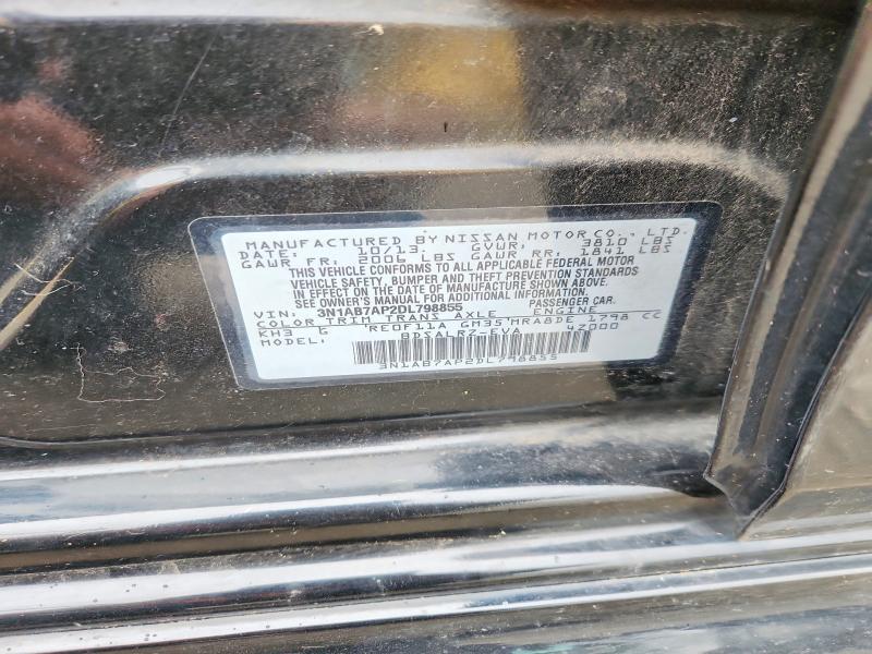Продажа на аукционе авто 2013 Nissan Sentra, vin: 3N1AB7AP2DL798855, номер лота: 70348546