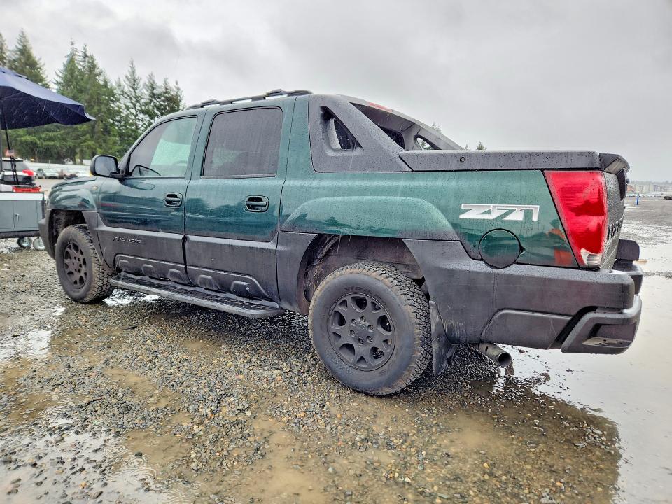 2002 Chevrolet Avalanche მანქანა იყიდება აუქციონზე, vin: 3GNEK13T92G103905, აუქციონის ნომერი: 70308566