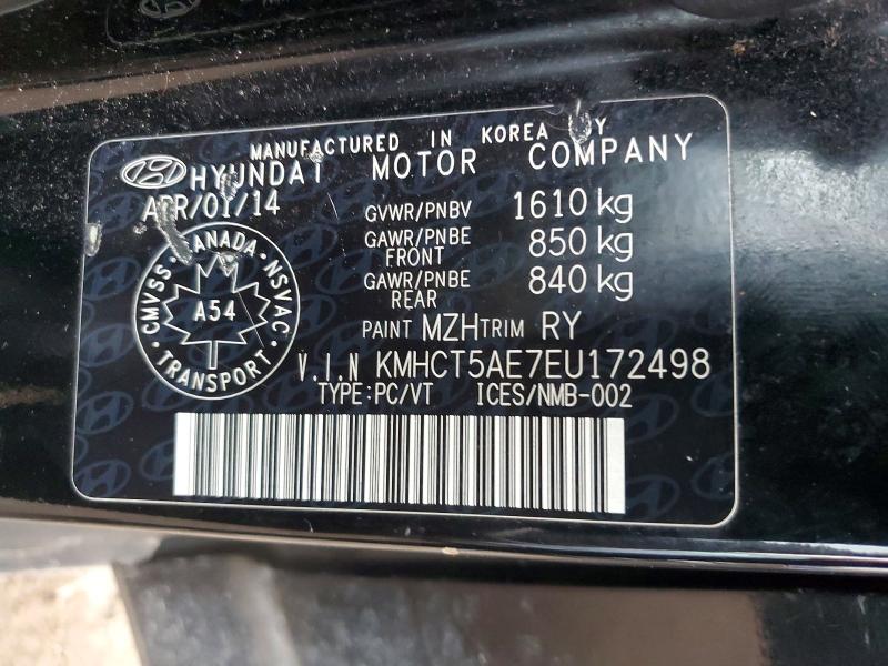 Aukcja sprzedaży 2014 Hyundai Accent, vin: KMHCT5AE7EU172498, numer aukcji: 67738086