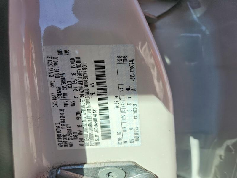 2017 Lincoln Mkc მანქანა იყიდება აუქციონზე, vin: 5LMTJ3DH4HUL47131, აუქციონის ნომერი: 68579226