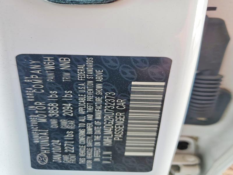 68880606 :رقم المزاد ، KMHLM4DG2RU732373 vin ، 2024 Hyundai Elantra مزاد بيع
