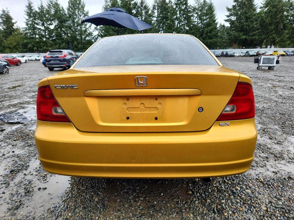 2001 Honda Civic მანქანა იყიდება აუქციონზე, vin: 1HGEM21991L016279, აუქციონის ნომერი: 70553376