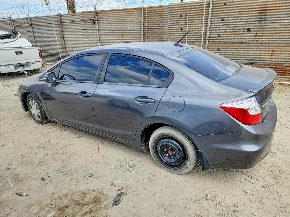 70016696 :رقم المزاد ، JHMFB4F27CS005868 vin ، 2012 Honda Civic مزاد بيع