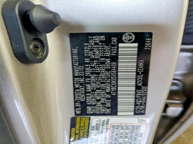 Aukcja sprzedaży 2005 Toyota Camry, vin: 4T1BE30KX5U564408, numer aukcji: 70727236