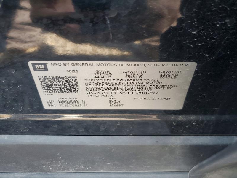 2020 Gmc Terrain მანქანა იყიდება აუქციონზე, vin: 3GKALPEV1LL293797, აუქციონის ნომერი: 67444816