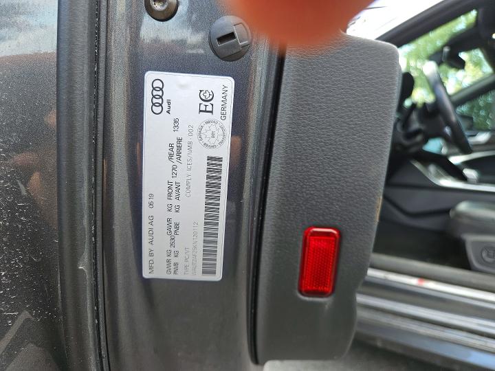 2019 Audi A7 მანქანა იყიდება აუქციონზე, vin: WAUT2AF25KN120112, აუქციონის ნომერი: 68095476