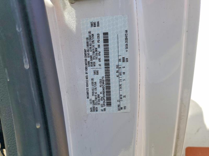 2022 Ford F550 მანქანა იყიდება აუქციონზე, vin: 1FDUF5HN6NEC96273, აუქციონის ნომერი: 67646036
