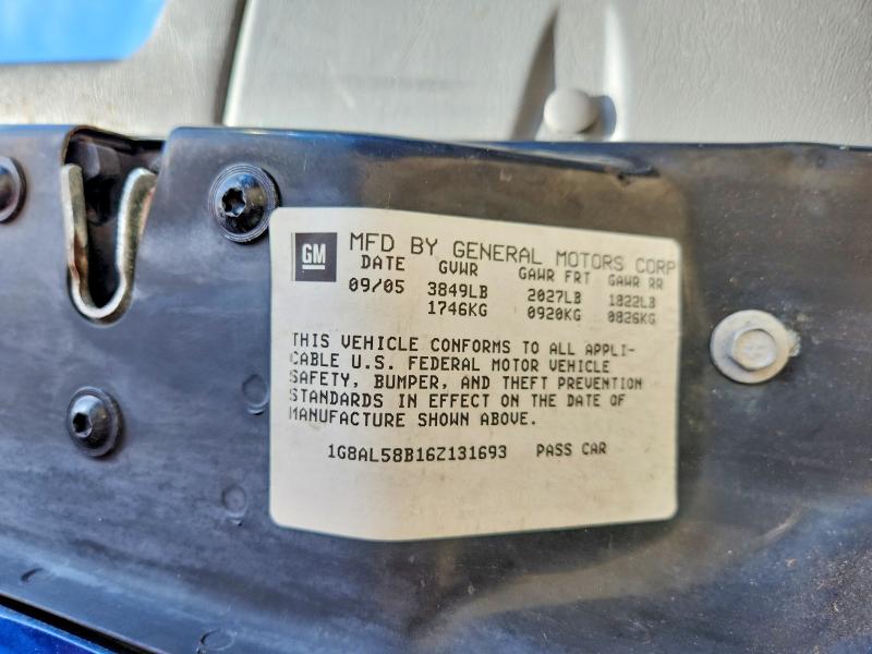 Продажа на аукционе авто 2006 Saturn Ion, vin: 1G8AL58B16Z131693, номер лота: 69188026