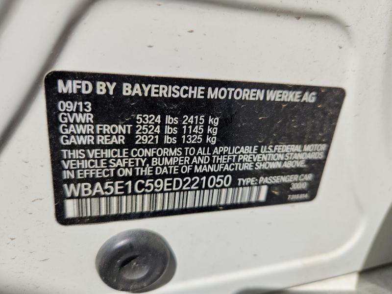 Продаж на аукціоні авто 2014 Bmw Activehybrid 5, vin: WBA5E1C59ED221050, номер лоту: 65234406