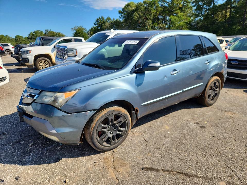 70291316 :رقم المزاد ، 2HNYD28207H542756 vin ، 2007 Acura Mdx مزاد بيع