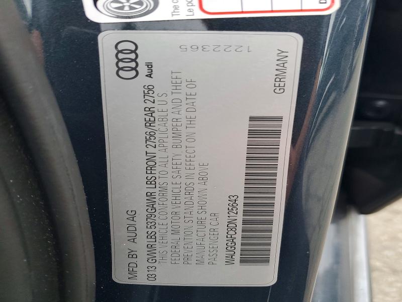 2013 Audi A6 მანქანა იყიდება აუქციონზე, vin: WAUGGAFC8DN125643, აუქციონის ნომერი: 69347316