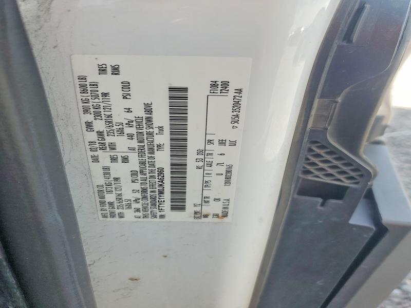 69313686 :رقم المزاد ، 1FTYE1YM0JKA62960 vin ، 2018 Ford Transit مزاد بيع