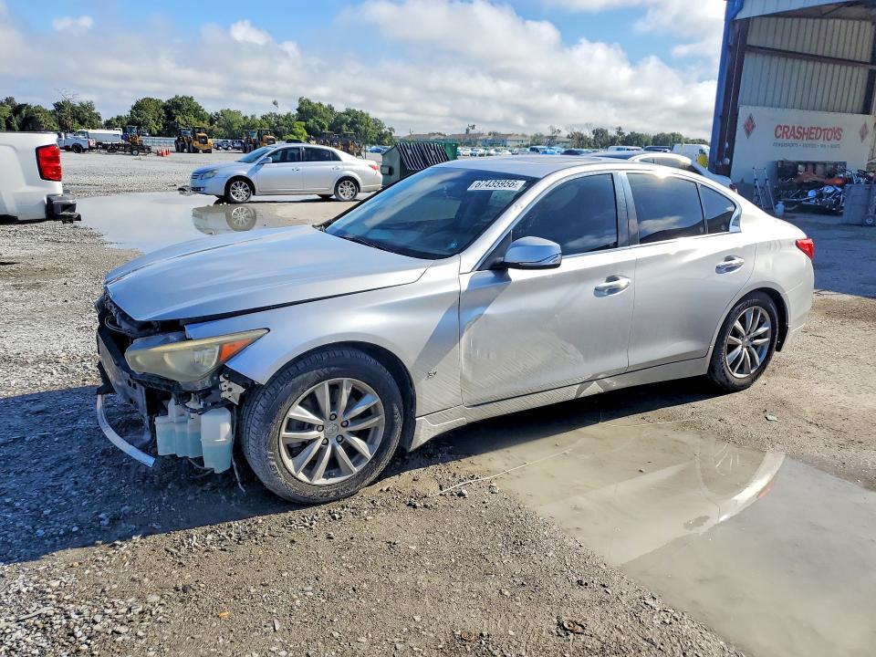 2014 Infiniti Q50 მანქანა იყიდება აუქციონზე, vin: JN1BV7AP1EM677382, აუქციონის ნომერი: 67435956