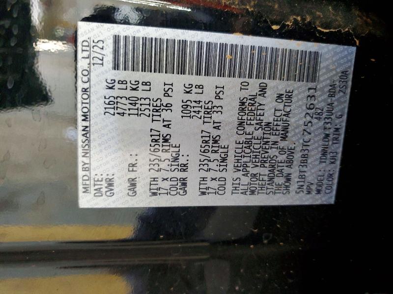 2026 Nissan Rogue მანქანა იყიდება აუქციონზე, vin: 5N1BT3BB3TC752631, აუქციონის ნომერი: 67678256