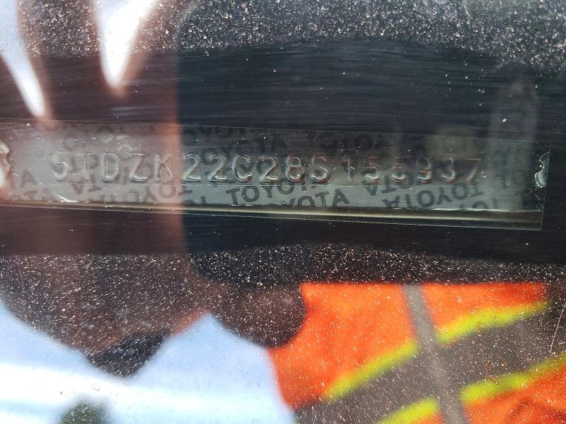 70289496 :رقم المزاد ، 5TDZK22C28S155937 vin ، 2008 Toyota Sienna مزاد بيع