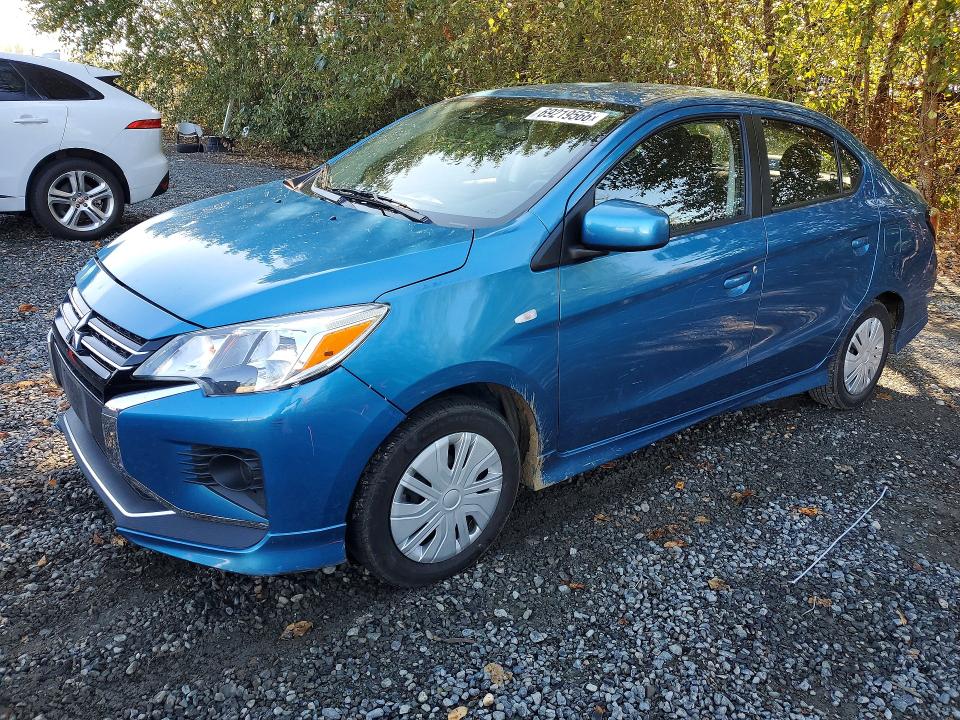 2022 Mitsubishi Mirage მანქანა იყიდება აუქციონზე, vin: ML32FUFJ0NHF09325, აუქციონის ნომერი: 69219566
