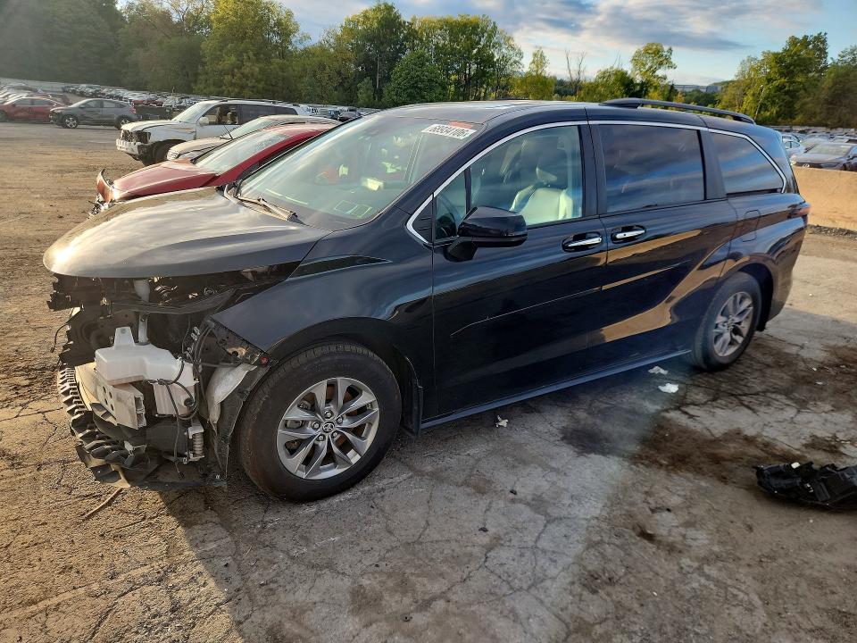 2022 Toyota Sienna მანქანა იყიდება აუქციონზე, vin: 5TDJSKFC2NS068140, აუქციონის ნომერი: 68934106