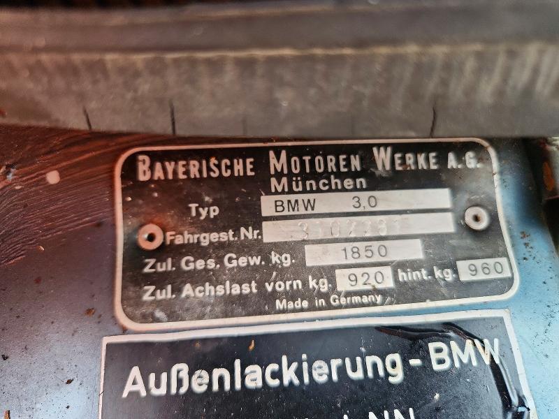 70298046 :رقم المزاد ، 3102281 vin ، 1972 Bmw Bavaria مزاد بيع