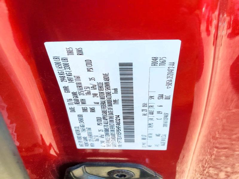 Продаж на аукціоні авто 2017 Ford F150, vin: 1FTEX1EP5HFA63214, номер лоту: 67250156