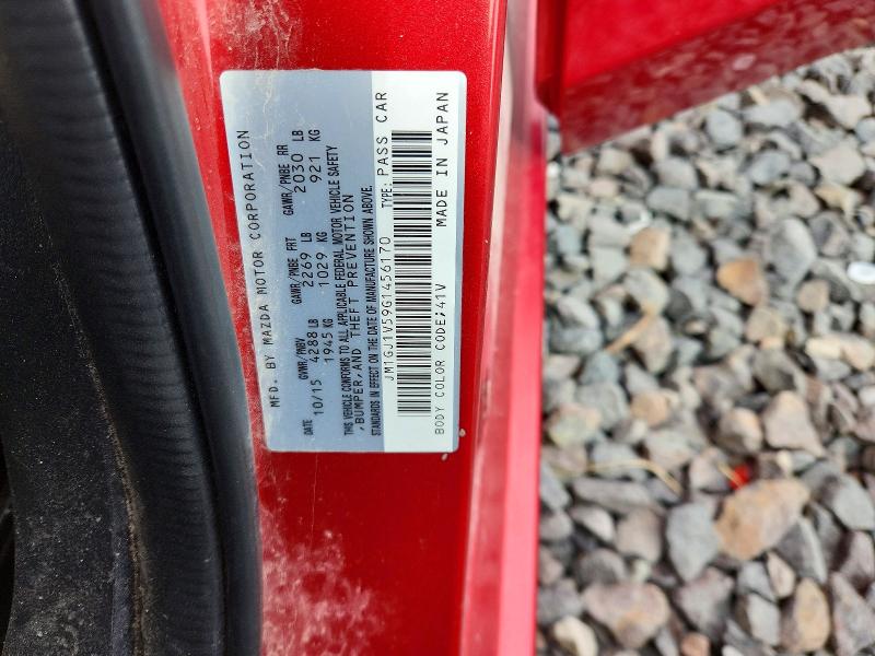 2016 Mazda 6 მანქანა იყიდება აუქციონზე, vin: JM1GJ1V59G1456170, აუქციონის ნომერი: 68563916
