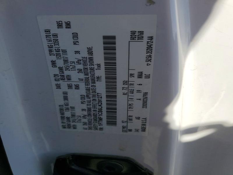 Aukcja sprzedaży 2020 Ford F150, vin: 1FTMF1CB6LKD91277, numer aukcji: 68628226
