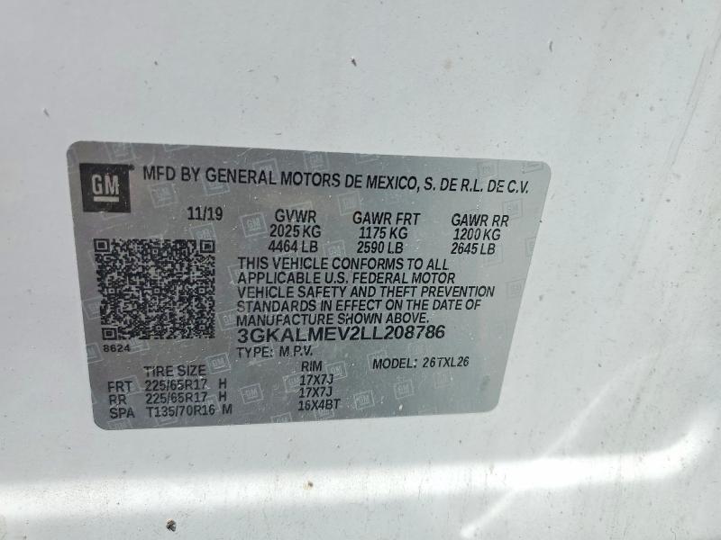 Продажа на аукционе авто 2020 Gmc Terrain, vin: 3GKALMEV2LL208786, номер лота: 68029256