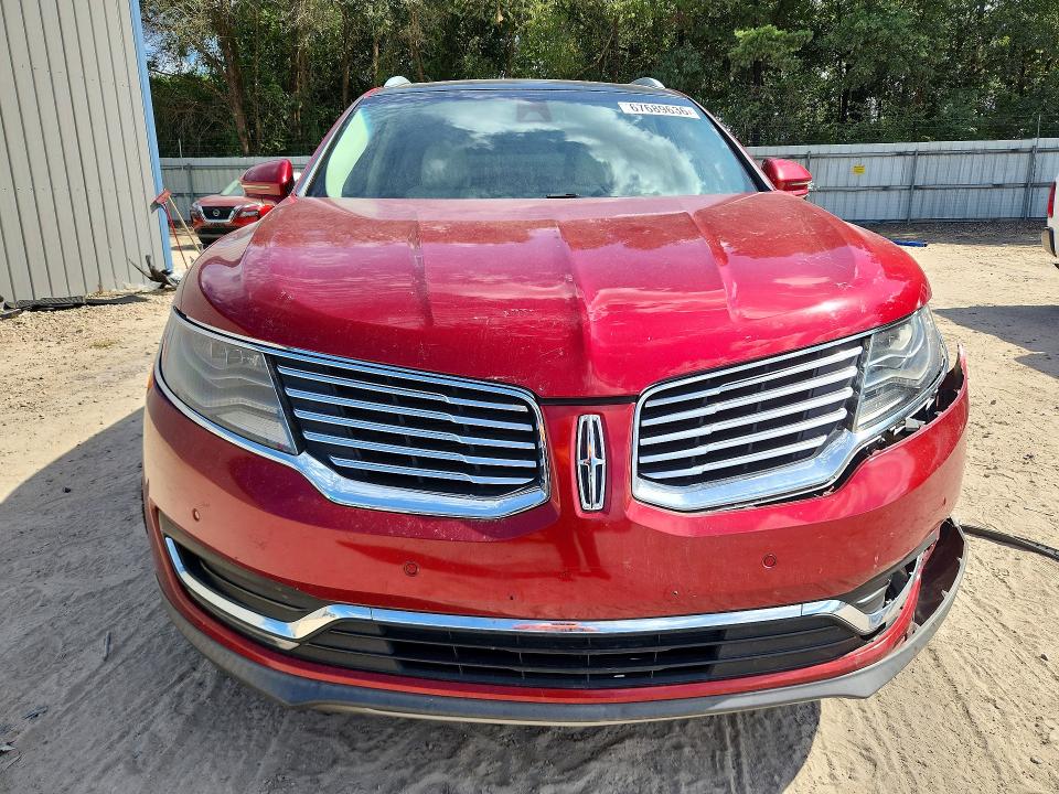 67689636 :رقم المزاد ، 2LMTJ8LR9GBL39531 vin ، 2016 Lincoln Mkx مزاد بيع