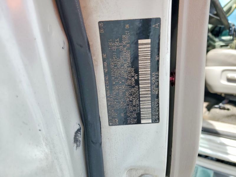 68266786 :رقم المزاد ، 5TDZT38A25S262958 vin ، 2005 Toyota Sequoia مزاد بيع