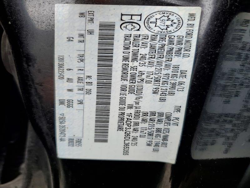 Aukcja sprzedaży 2013 Ford Focus, vin: 1FADP3J26DL365355, numer aukcji: 70876906