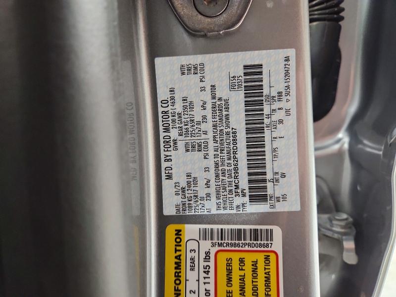 68060336 :رقم المزاد ، 3FMCR9B62PRD08687 vin ، 2023 Ford Bronco Sport مزاد بيع