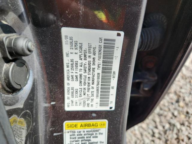 66995686 :رقم المزاد ، 19UUA86579A016608 vin ، 2009 Acura Tl مزاد بيع