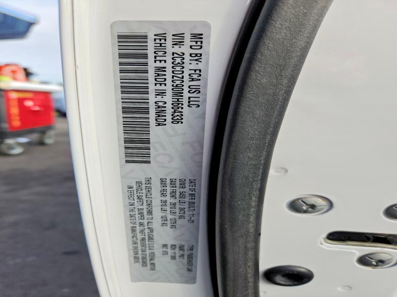 Auction sale of the 2021 Dodge Challenger, vin: 2C3CDZC90MH664336, lot number: 70155556