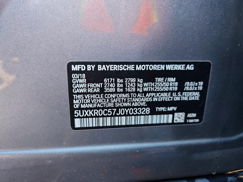 Продажа на аукционе авто 2018 Bmw X5, vin: 5UXKR0C57J0Y03328, номер лота: 69744816