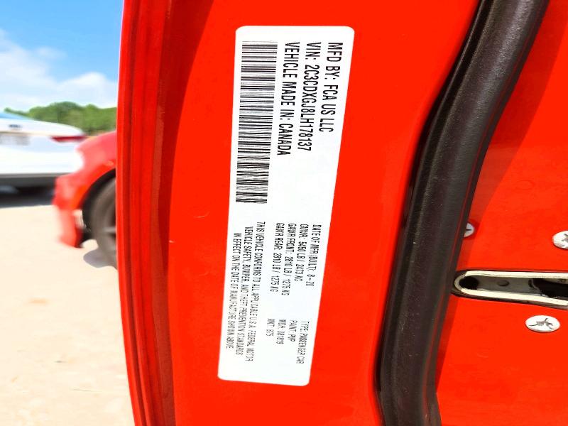 2020 Dodge Charger მანქანა იყიდება აუქციონზე, vin: 2C3CDXGJ8LH178137, აუქციონის ნომერი: 62585596