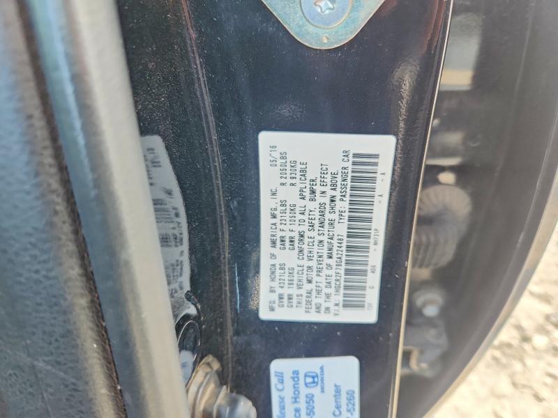Продаж на аукціоні авто 2016 Honda Accord, vin: 1HGCR2F79GA224487, номер лоту: 68027786