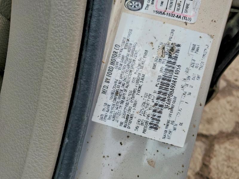 Продаж на аукціоні авто 2010 Ford Fusion, vin: 3FAHP0HA9AR414056, номер лоту: 67434756