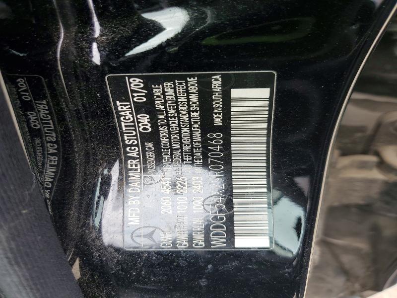 Продаж на аукціоні авто 2009 Mercedes-benz C, vin: WDDGF54X29R070468, номер лоту: 67750586