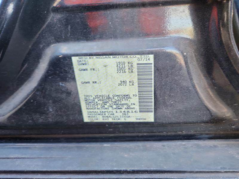 Aukcja sprzedaży 2015 Nissan Altima, vin: 1N4AL3AP5FC134816, numer aukcji: 69353426