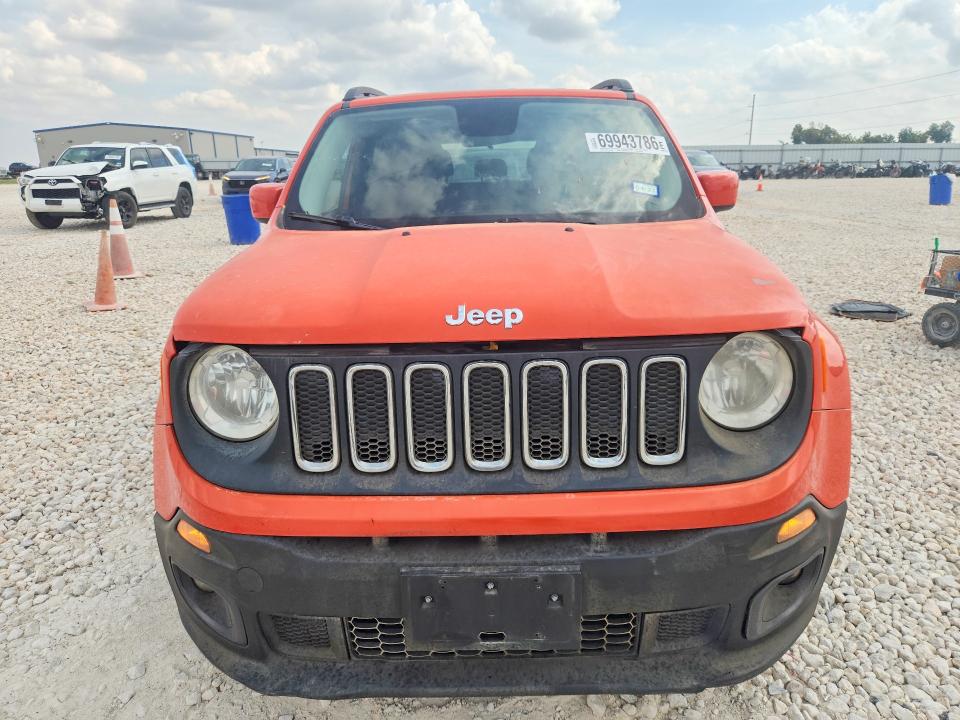 2015 Jeep Renegade მანქანა იყიდება აუქციონზე, vin: ZACCJABT5FPB85785, აუქციონის ნომერი: 69943786