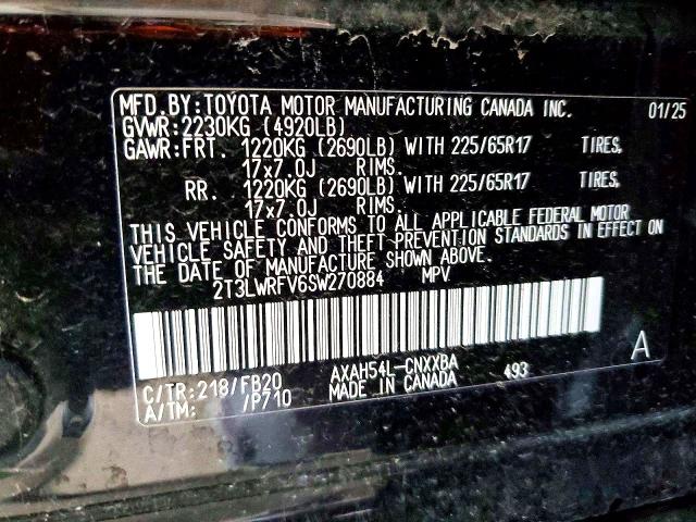 Aukcja sprzedaży 2025 Toyota Rav4, vin: 2T3LWRFV6SW270884, numer aukcji: 69871636