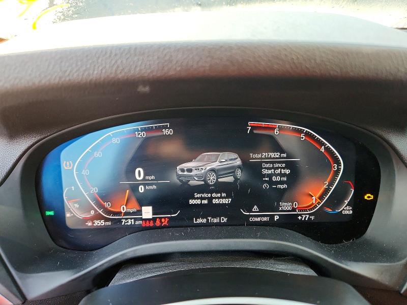 Aukcja sprzedaży 2020 Bmw X3, vin: 5UXTY3C04L9D65169, numer aukcji: 59410196