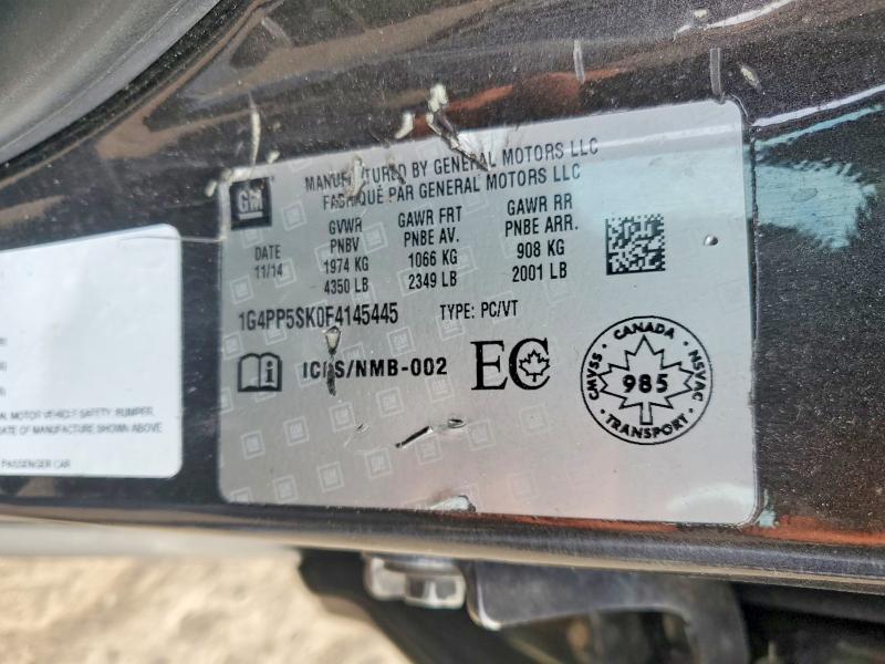 Продажа на аукционе авто 2015 Buick Verano, vin: 1G4PP5SK0F4145445, номер лота: 69309546