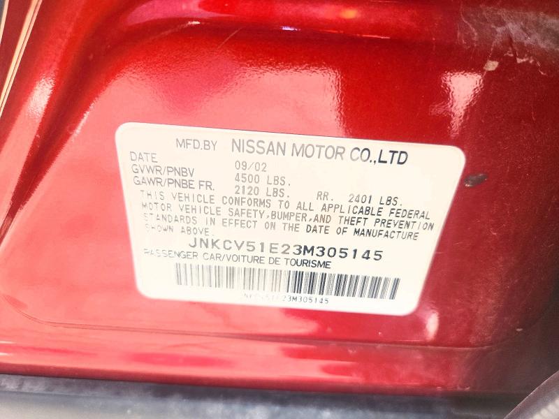 Продаж на аукціоні авто 2003 Infiniti G35, vin: JNKCV51E23M305145, номер лоту: 67456926